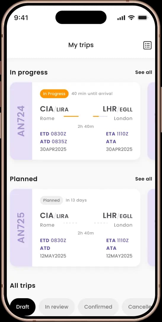 Self-Serve Trip Management